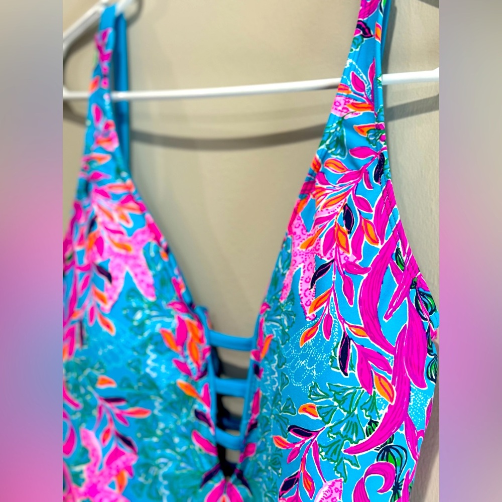 Lilly Pulitzer - Jaspen One Piece Swim - Seaweed Samba - Size 8 - NWOT